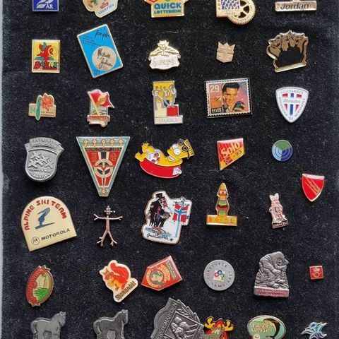 Diverse pins