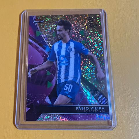 Fabio Vieira gold speckle fotballkort 32/50