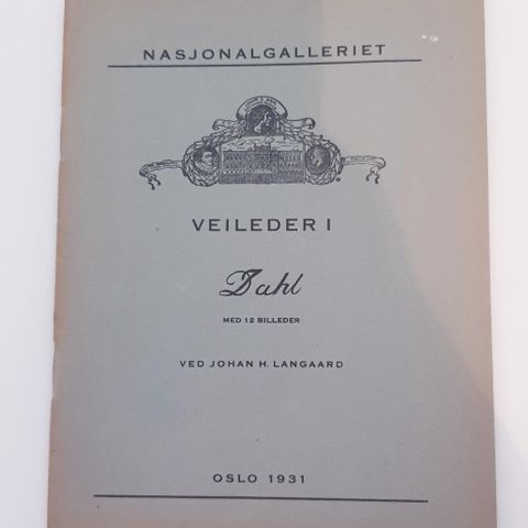 Komplett Veileder I-V fra Nasjonalgalleriet 1931-1932