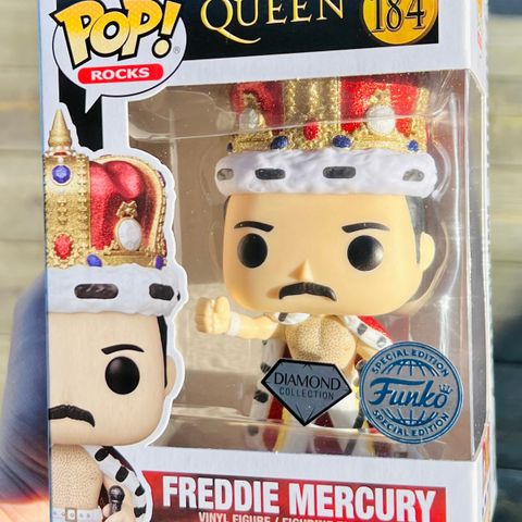 Funko Pop! Rocks: Freddie Mercury (King) (Diamond Glitter) | Queen (184)