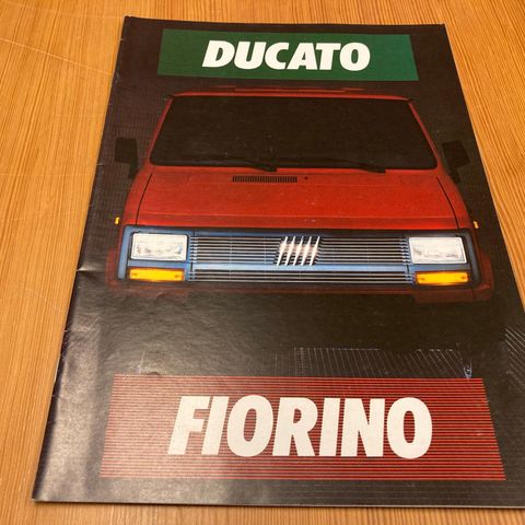 BILBROSJYRE - FIAT DUCATO/FIORINO - 1985