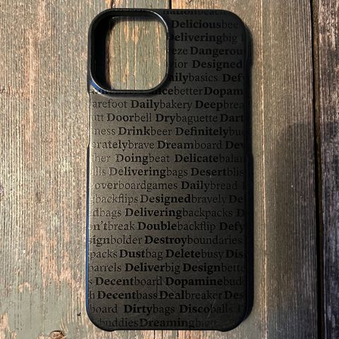 Douchebag Världsvan Phone Case Black