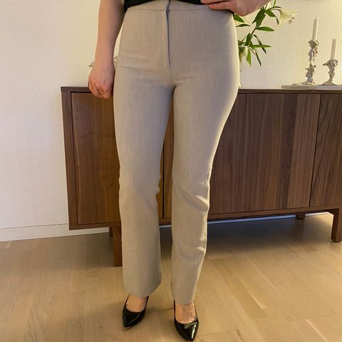 Weekday dressebukser beige (S)