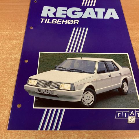 BILBROSJYRE - FIAT REGATA TILBEHØR - 1986