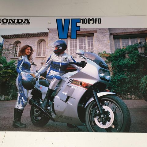 Honda VF 1000 F2 Bol dor brosjyre