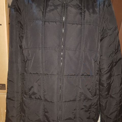 H&M warm jacket and west with hood varm jakke og vest med hette size L