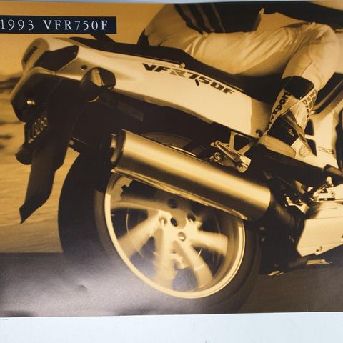 Honda VFR 750 F 1993 brosjyre