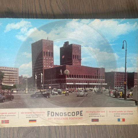 FONOSCOPE Det Syngende Postkort - Til Våren (E. Grieg) (Oslo, Rådhuset)