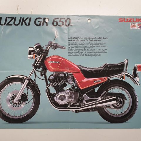 Suzuki GR 650 Brosjyre