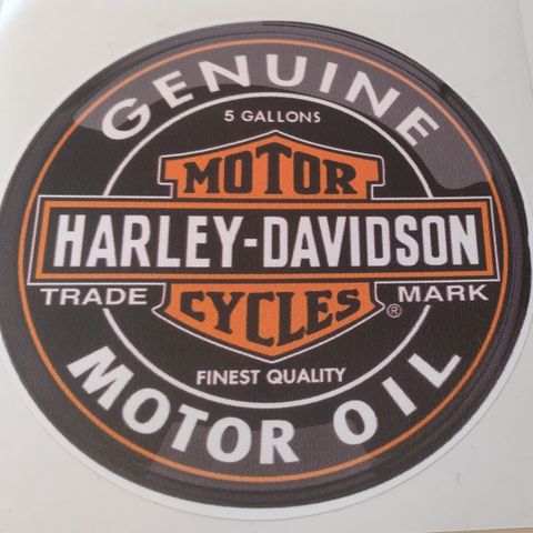 Harley Davidson vinyl klistremerke 12cm
