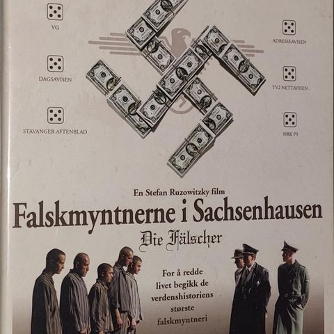 DVD.FALSKMYNTNERNE I SACHSENHAUSEN.Sann historie.