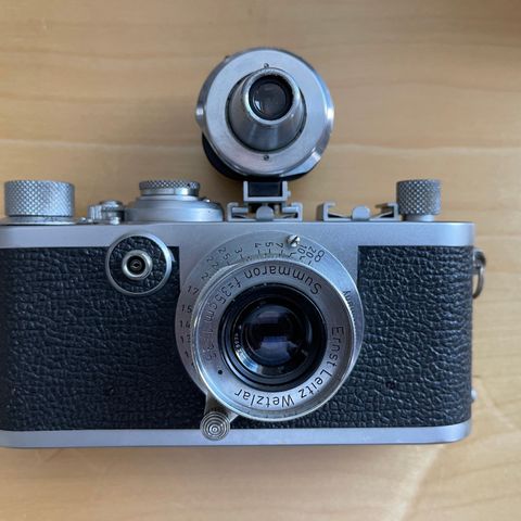 Leica If red dial med Summaron F=3,5 fra 1955