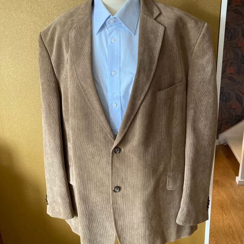 Blazer / Dressjakke str C116 kordfløyel