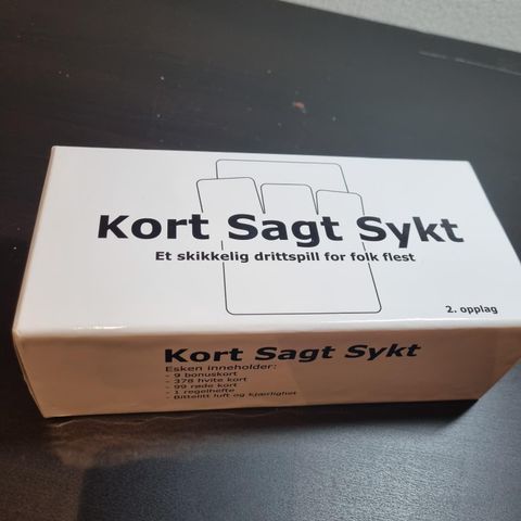 Kort Sagt Sykt. Spill