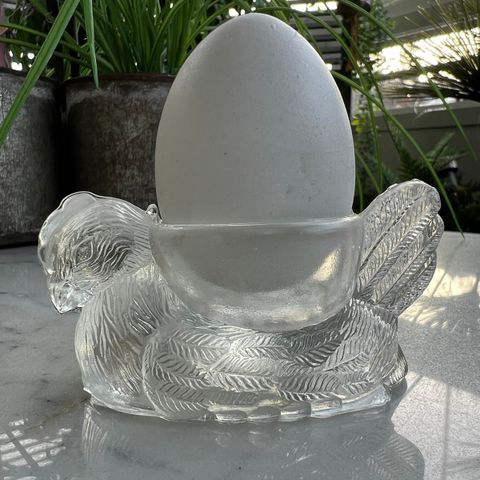 Gammelt eggeglass