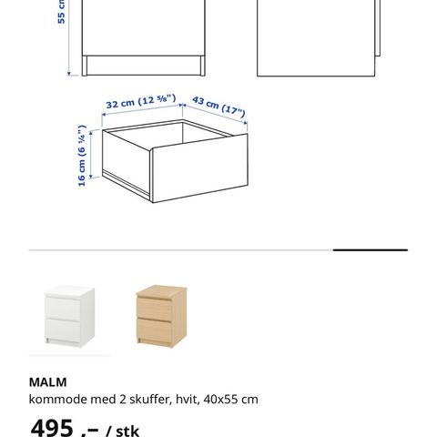 IKEA Nattbord