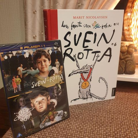 Svein og Rotta Dvd'er og bok selges samlet kr 150,-