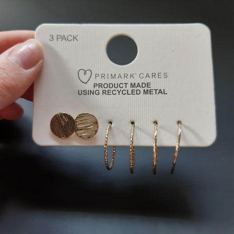 3pk Øredobber Primark