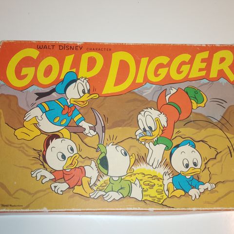 Walt Disney "Gold Digger" Brettspill (1961)