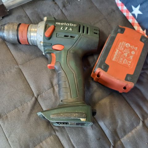 Metabo ltx 18v skrumaskin med batteri