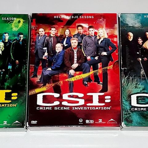 18 DVD.CSI:THE COMPLETE SEASON 2,3 & 5.