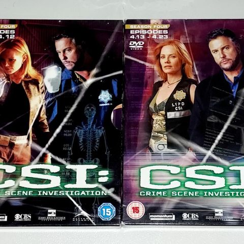 6 DVD.CSI:SEASON FOUR.EPISODES 1-23.