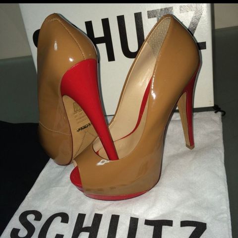 Schoutz High Heels i Skinn