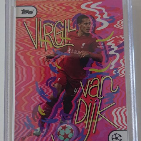 Virgil van Dijk, Liverpool, Topps Project22 fotballkort