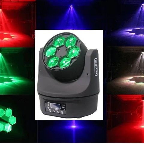 Diskolys/Scenelys: LED MINI BEE EYE Moving head 4in1 RGBW 90W