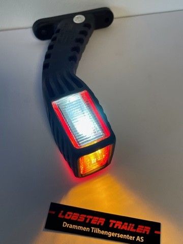 Sidemarkeringslys LED rød/hvit/gul TILBUD!
