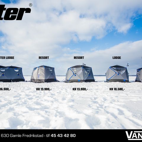 Otter Pop up Telt - Vortex Pro Hubs - Markedets mest isolerte telt