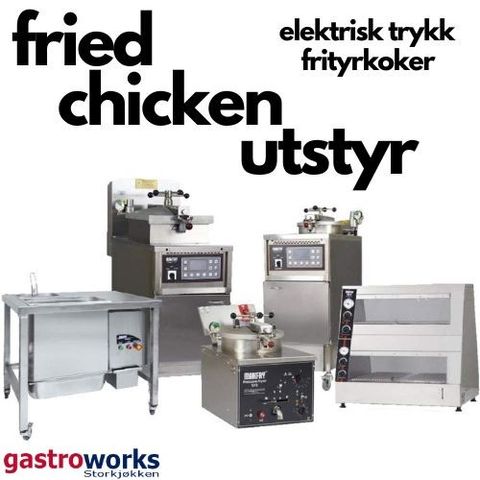 Fried Chicken Utstyr - Trykk koker - Makfry fra Gastroworks