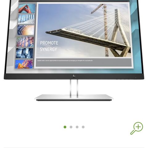 HP Skjerm E-Display E24 G4 24inch IPS WUXGA