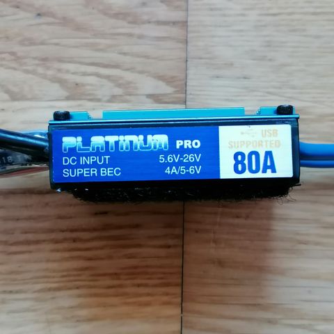 Hobbywing Platinum Pro 80A.