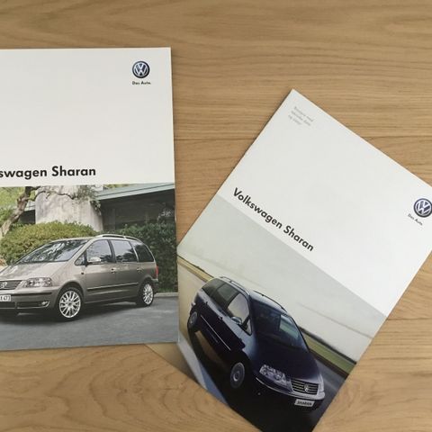 Brosjyre Volkswagen Sharan 2008 modell