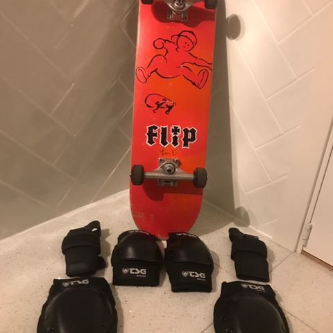 Skateboard+beskyttere+stickers