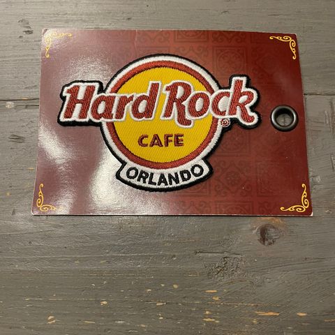 Hard rock cafe Uniformsmerker/tøymerker/stoffmerker/jakkemerker