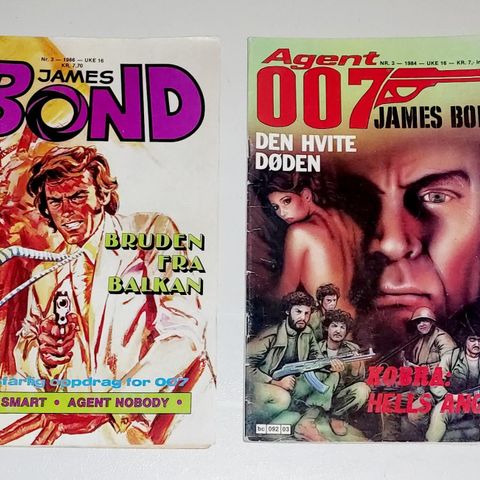 2 JAMES BOND BLADER.1984-1986.