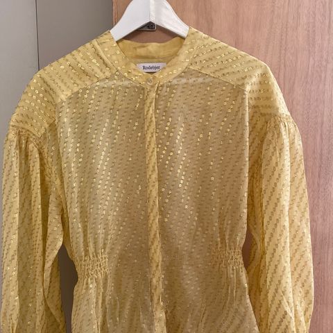 Rodebjer Holmvi metallic bluse str xs