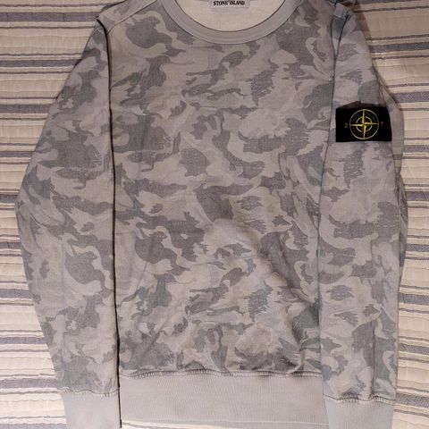 Stone Island Big Loom Camo Crewneck