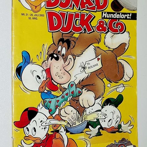 DONALD DUCK & CO BLAD.NR.31 2002.