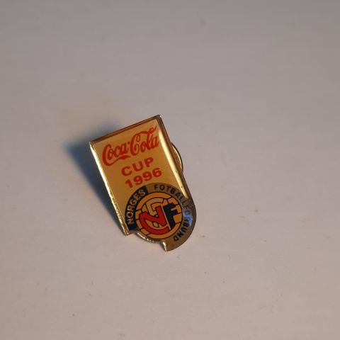 Coca Cola cup 1996, -pins fra Norges Fotballforbund