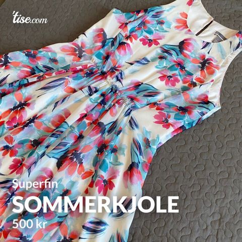 Sommerkjole - supersøt!