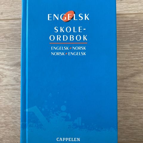 Engelsk skoleordbok