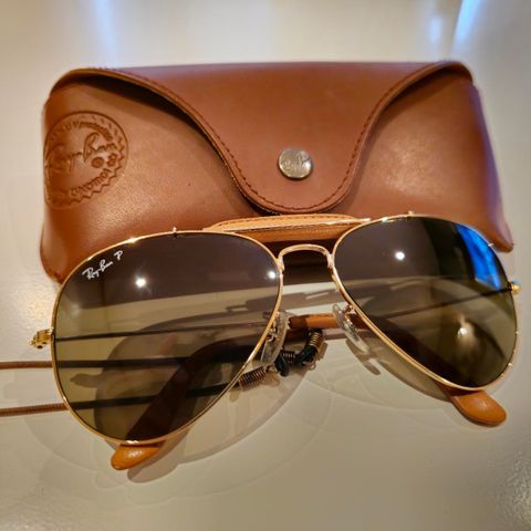 RayBan Pilotbriller m/etui