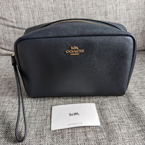 Coach Toiletry Bag Pouch i Navy