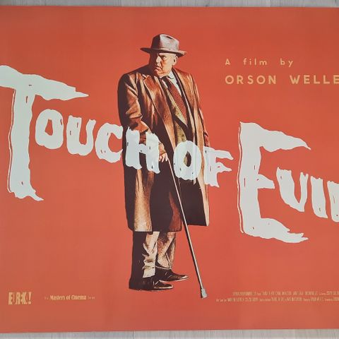 Touch of Evil - sjelden filmplakat - Orson Welles - Charlton Heston