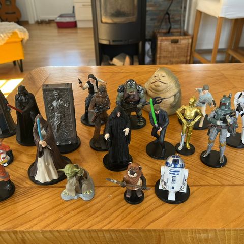 Star Wars samlefigurer 19stk