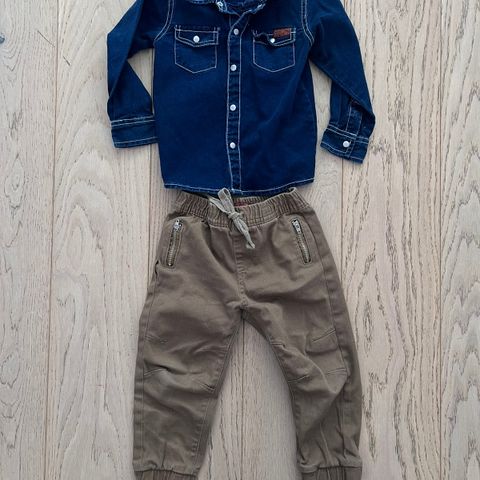 7 for all mankind- Sett bukse og jeansskjorte