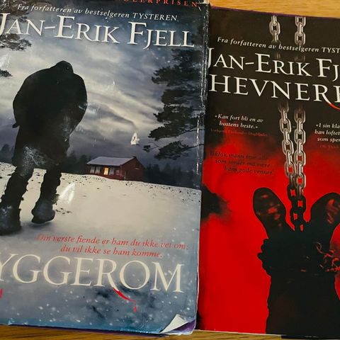 Skyggerom og Hevneren, Jan-Erik Fjell - innbundet